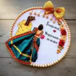 Custom Embroidered Couple Portrait - Hand-Stitched Forever
