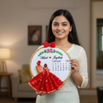 Handmade 'Love Story' Personalized Anniversary Portrait Embroidery - Image 2