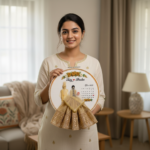 Personalized Wedding Anniversary Couple Hand Embroidery Hoop Art - Image 4