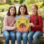 Personalized Sisterhood/Friends Hand-Stitched Art - Image 2