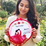 Custom Hand Embroidered Couple Hoop with Wedding/Anniversary Calendar - The 'Forever Yours' Keepsake - Image 3