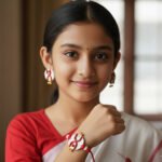 (Traditional Focus): Divine Shakha Pola Bangle Set with Intricate Shankha Motif - Image 6