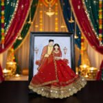 Custom 3D Bridal Couple Embroidery Art