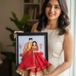 Custom 3D Bridal Couple Embroidery Art - Image 4