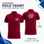 Personalized Polo T-Shirt With Company Logo | Custom Printed T-Shirts | Ripicreation