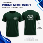 Customized Round Neck T-Shirt with Company Logo | Personalized Corporate T-Shirt | Custom Printed T-Shirt for Business, Events & Teams - Image 3
