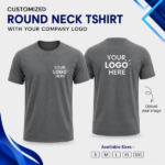 Customized Round Neck T-Shirt with Company Logo | Personalized Corporate T-Shirt | Custom Printed T-Shirt for Business, Events & Teams - Image 4