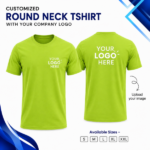 Customized Round Neck T-Shirt with Company Logo | Personalized Corporate T-Shirt | Custom Printed T-Shirt for Business, Events & Teams - Image 6