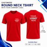 Customized Round Neck T-Shirt with Company Logo | Personalized Corporate T-Shirt | Custom Printed T-Shirt for Business, Events & Teams - Image 11