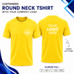 Customized Round Neck T-Shirt with Company Logo | Personalized Corporate T-Shirt | Custom Printed T-Shirt for Business, Events & Teams - Image 15